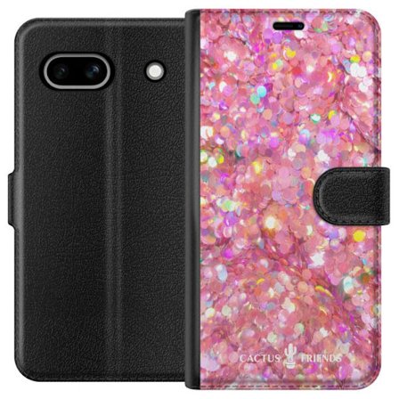 Yhteensopiva Lompakkokotelo Google Google Pixel 7a Cactus and Friends – PinkGlitter
