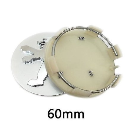 4 stk. / sæt 60mm bilhjulnavcenterkapsler fælgdæksel emblem til Peugeot Auto 206 207 307 308 301 407 408 508