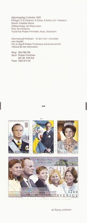 Sverige 1993 - MICHEL MH186 - Postfrisk hæfte