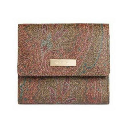 Etro Wallets & Cardholders Brun, Dame Punge og Kortholder, Størrelse: ONE Size