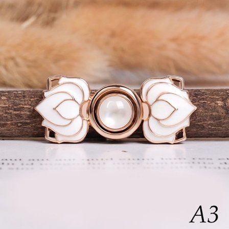 1 par metallknapptröja kofta Clip Hanfu Mother Button - spot försäljning