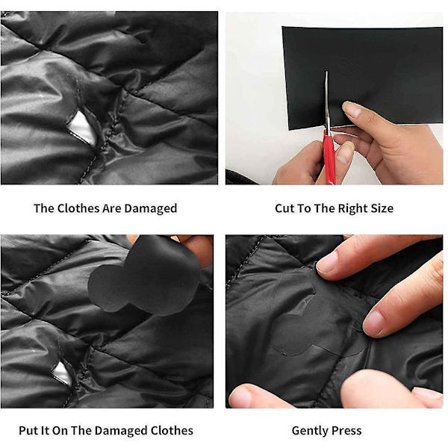 2x Selvklæbende mærke badge tøj klistermærke applikation til DIY jakke