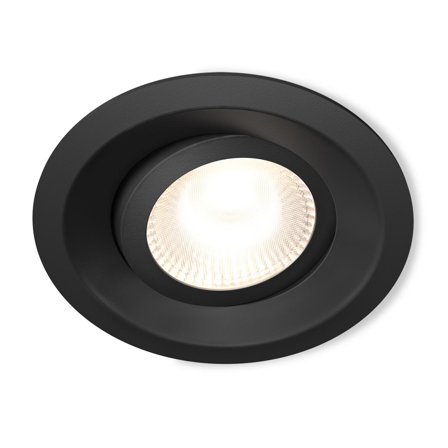 Plejd Downlight Tilt Sort 8W