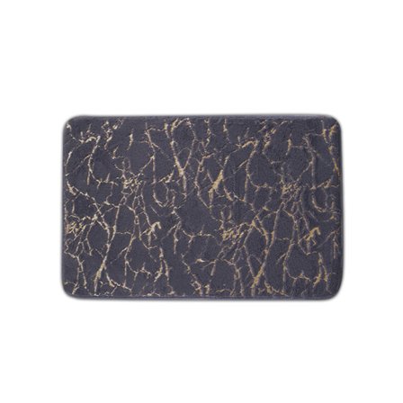 Badrum, kök, toalett, halkfri absorberande matta, marmor mönster golvmatta, trappmatta, grå, 60*90cm