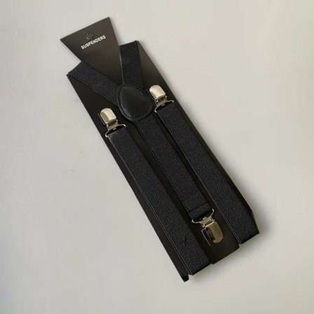 Zhejiang Grossist Anpassad Svart Gul Enkel Billig Pojke Elastiska 3 Clips Hängslen för Män