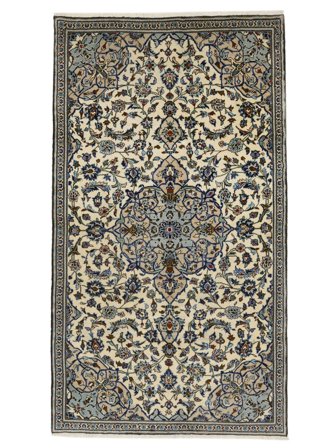 Médaillon Petit Kashan Tapis 140X249 Laine