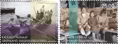 Grønland - Etnografiske fotos - Postfrisk sæt 2v