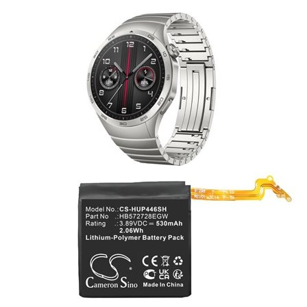 Batteri for smartklokke for Huawei PNX-B19, Watch GT4 46mm
