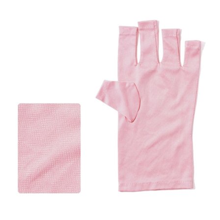 1 Par Nail art Nagelmålarhandskar ROSA