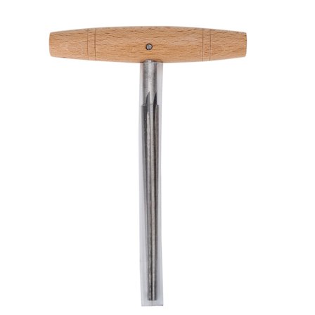 Kestävä teräksinen tappireikäavain puukahvalla - viulun korjaustyökalu 3/4 4/4 viululle