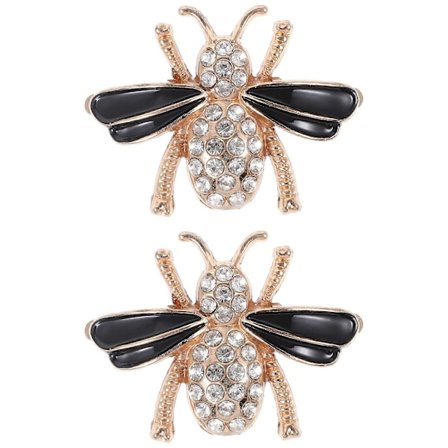 2 stk. Bie Sko Charms Søte Sko Klips Dekorative Sko Spenner Metall Sko Klips for Kvinner