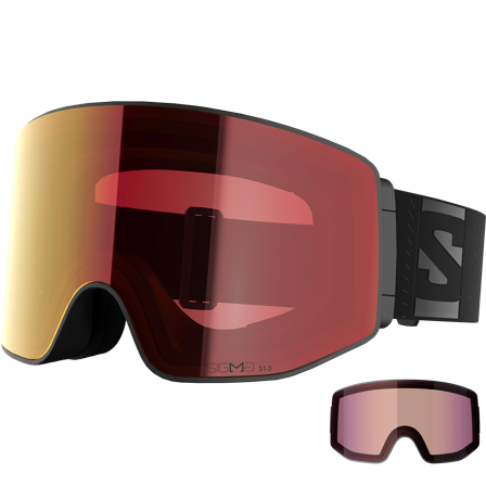 Salomon - Lyžařské brýle Lyžařské brýle Sentry Prime Sigmaphoto +1lens - Black