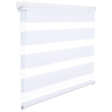 Rootz Double Roller Blind - Duo Roller - Clamping Fix Blind - Easy Installation - 90 cm x 220 cm