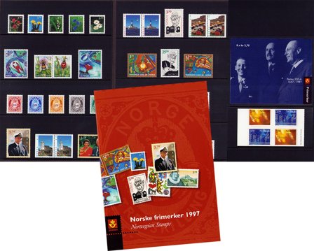 Norge - Årsmappe 1997 - Postfrisk