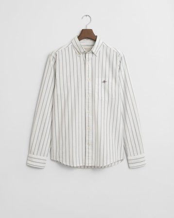 GANT Herren Regular Fit Classic Oxford-Hemd mit Streifen (S)