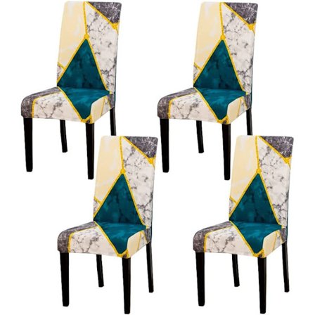 4 kappaletta ruokailutuolin päälliset joustava tuolinpäällinen irrotettava pesu