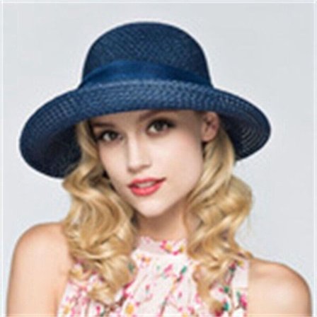 Damelue Solhatt MØRKEBLÅ