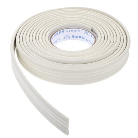 Kreativ Väggkant Klistermärke Enkel Stil Heminredning Klistermärke TV Bakgrund Vägg Klistermärke - Vit (Längd 5 Meter, Bredd 3cm)