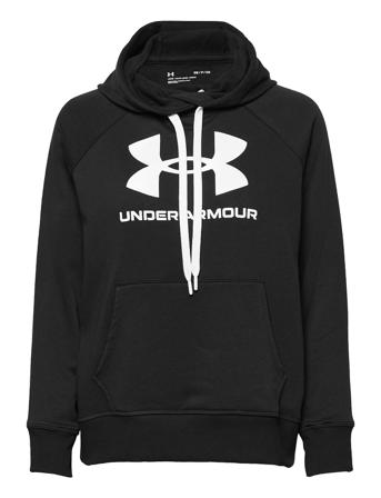 Rival Fleece Logo Hoodie Black Under Armour