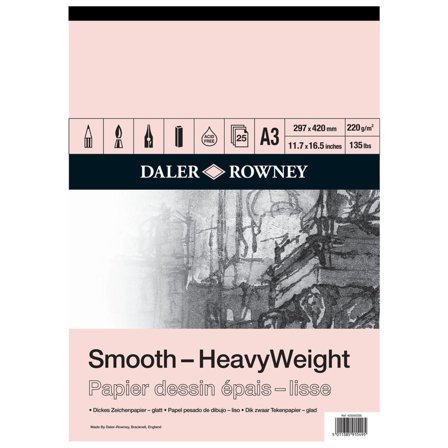 Daler-Rowney Smooth HeavyWeight A3