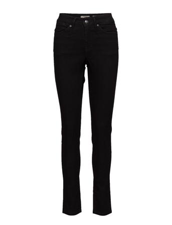 Fly,Blk, High Wst,Slim Fit Black Saint Tropez