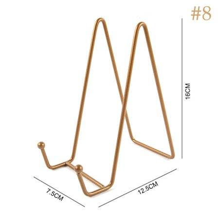 Iron Art Magazine Display Stativ Oppvaskstativ Tallerken Skål Bilde Fr