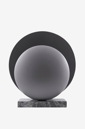 Globen Lighting - Bordlampe Orbit Mokka/brun marmor - Grå - Bordlamper - Fra Homeroom