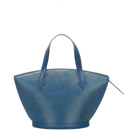 Louis Vuitton Vintage, Pre-owned Epi Saint Jacques PM Short Strap Leather Blauw, Dames, Maat:ONE Size