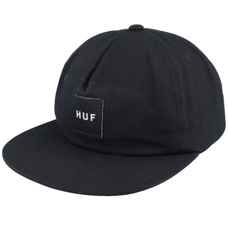 HUF - Huf Set Box Black Snapback Snapback Black Cap - @ Hatstore