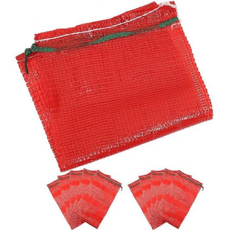 Peruna-sipulin säilytyspussi verkkosipulipussit merenelävät pähkinät polypropeeni ilmankierto repäisynkestävyys 50 kpl