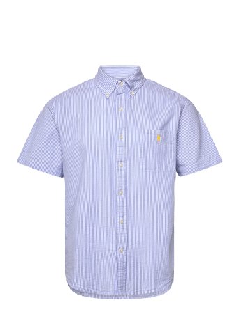 Polo Ralph Lauren Custom Fit Seersucker Shirt - White - M