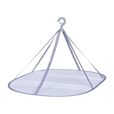 Sammenleggbar hengende klær vasketøy kurv tørketrommel genser klut nett tørrstativ netting henger