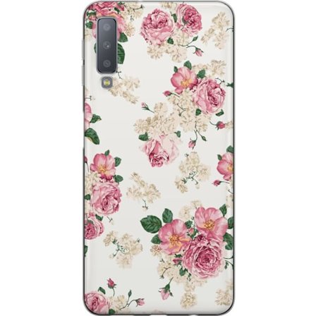 Kompatibel Mobilcover til Samsung Samsung Galaxy A7 (2018) Retro Blomster