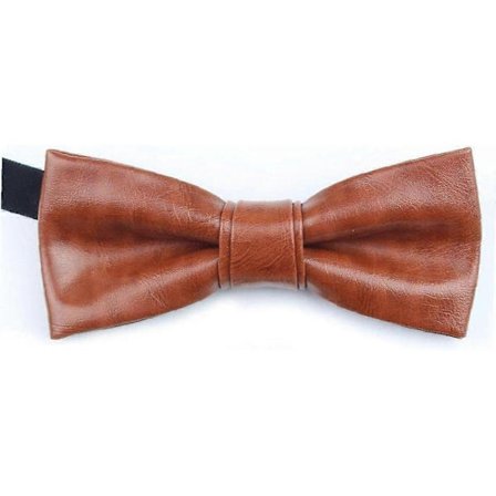 Förknuten PU Læder Herre Luksus Butterfly Sløjfe Krave Justerbar Formel Hals (FMY)