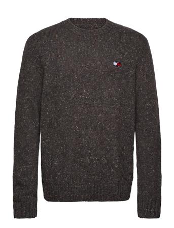 Tjm Reg Multi Neps Sweater Black Tommy Jeans