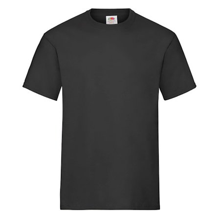 Fruit of the Loom Unisex Vuxen Heavy Cotton T-Shirt XL Svart