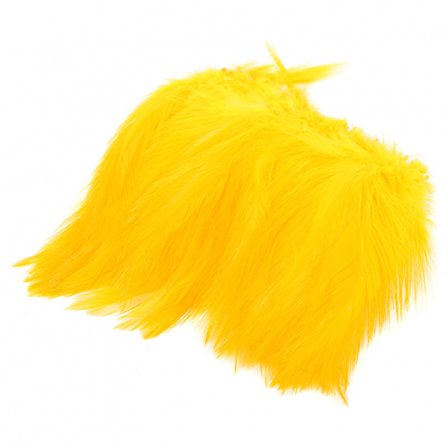 Saltwater Neck Hackle Yellow #383
