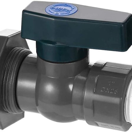 PVC-regnvannsfattesett, regntønneventiler med stor skrue