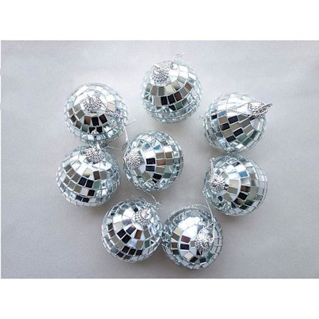 12 st spegelbollar disco dj dans dekorativ scenbelysning hem