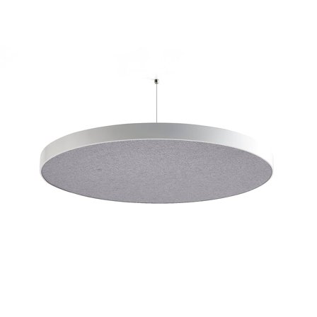 Acoustic panel GRACE, circle, Ø780x52 mm, ceiling hanging, purple