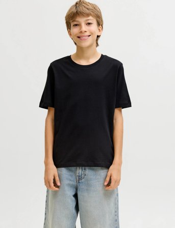 Jack & Jones Jjeorganic Basictee Ss 3Pk Mp Jnr Noos - Black - 152