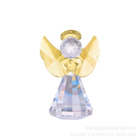 Kreativa ängelkristallhantverk figurer babyfödelsedagsfestgåvor bröllopspromotionsgåvor (FMY)