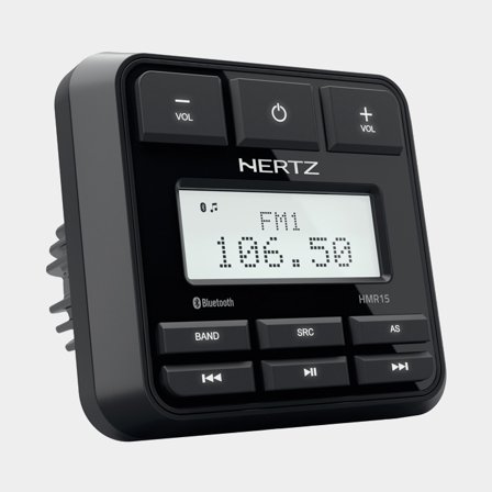 Meristereo Hertz HMR 15, 12 V, 200 W, musta