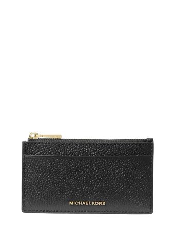 Michael Kors Sm Zip Key Card Case - Black - ONE SIZE