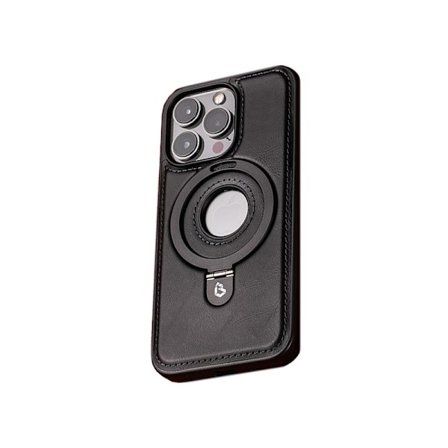 Exklusivt Läderfodral för iPhone 16 Plus - Svart iPhone 12