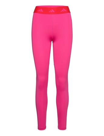 Techfit Long Leggings Running/training Tights Lyserød Adidas Performance