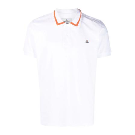 Vivienne Westwood, Classic Polo Wit, Heren, Maat:M
