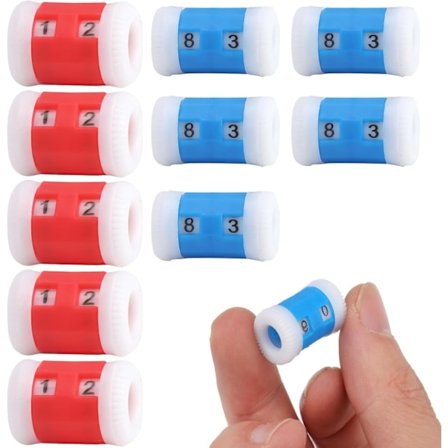 10 st Stickmarkörer Radräknare, Bärbara Sticktillbehör, för Stickning Syning Vävning Virkning DIY-konst