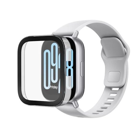 Kompatibelt fodral för Xiaomi Redmi Watch 5 Active - Hårt skyddsfodral Transparent härdat glasskärm Phonillico