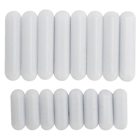 16 stk. Magnetisk Stangsæt - Laboratorie Rører Mixer Stang - Røreplade Magnet Stang Pind